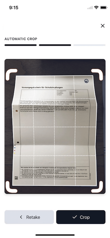 Scanner preview